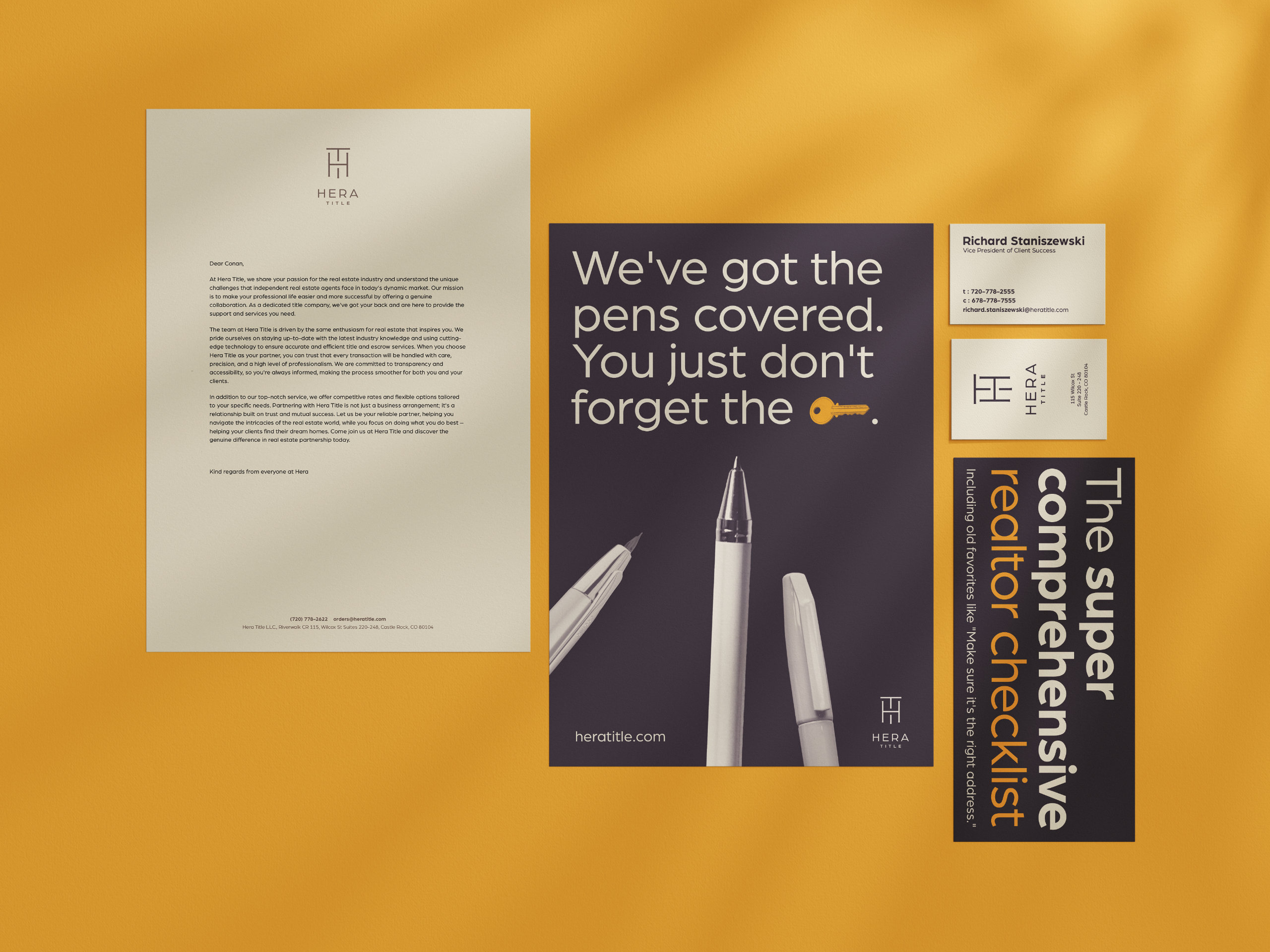 Hera Title stationery