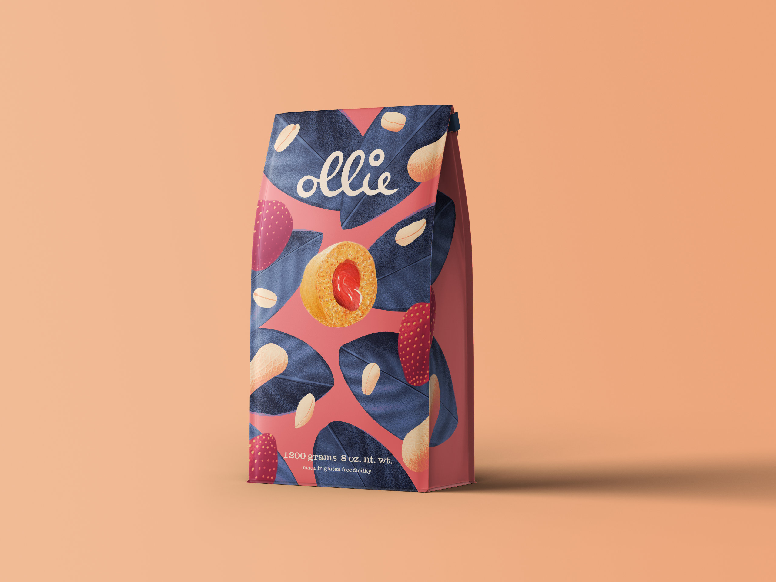 Ollie strawberry energy balls